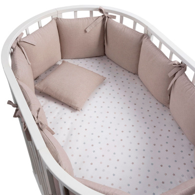 Защита для детской кроватки Soft Cotton Perina СК1/4-05.12 песочный 1